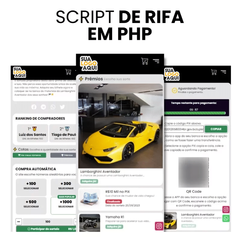 Script Rifa 10.0 em php